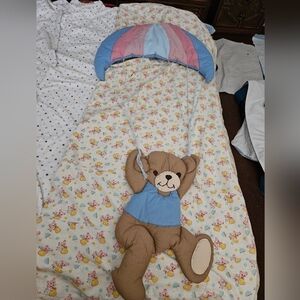 Teddy Bear Parachute Handmade Wall Decor